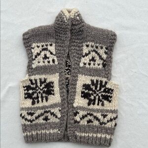 Stunning Hand Spun Wool Vest